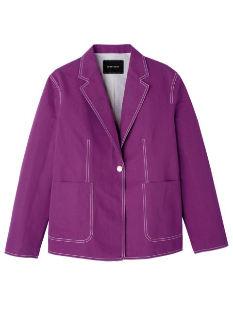 Longchamp Jacket Violet - Gabardine