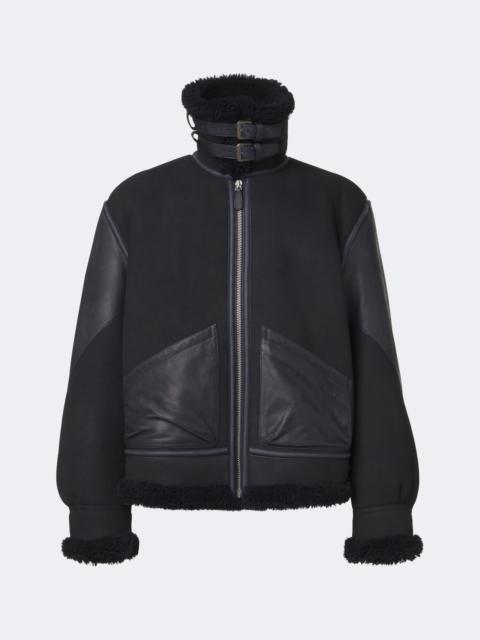 Ralph Lauren Lutton shearling-lined leather jacket