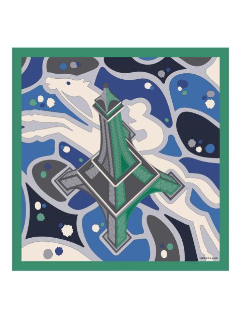 Longchamp Tour Equestre Silk scarf 70