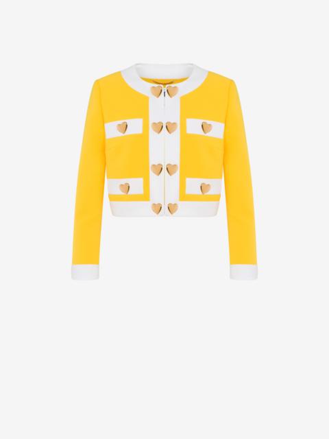 Moschino HEART BUTTONS CRÊPE JACKET