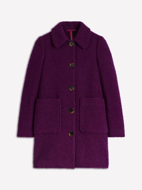 BODEN Carlisle Wool Coat-Plum Jam