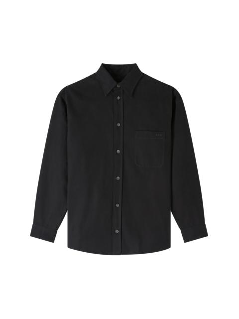 A.P.C. EMILIEN LOGO SHIRT
