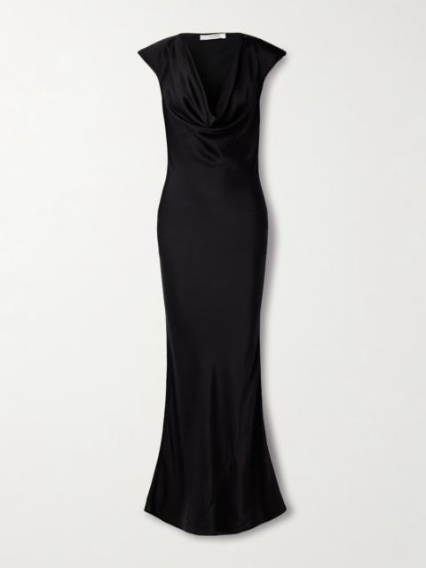 The Row Tefra Draped Satin Gown