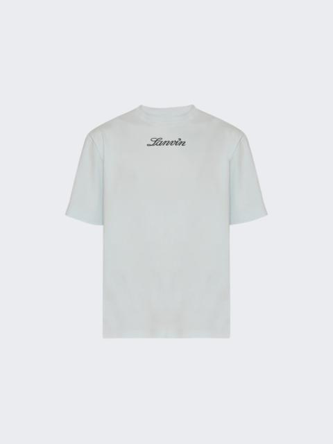 Lanvin Bouclette Logo T-shirt Chambray
