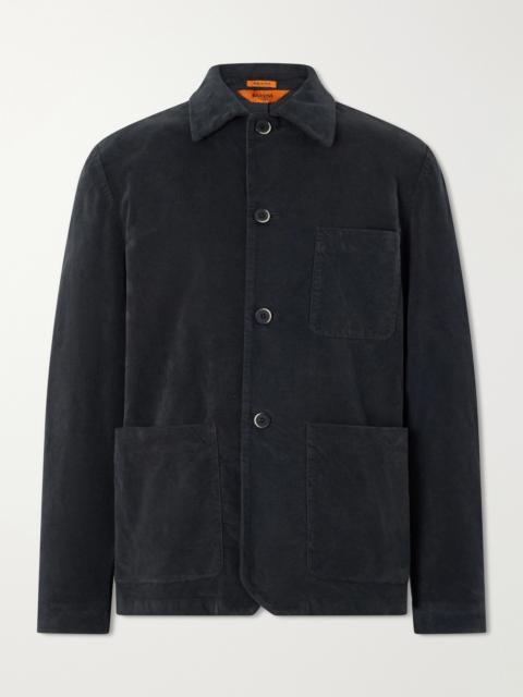 BARENA Stretch-Cotton Moleskin Overshirt