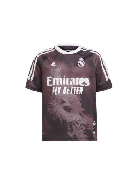 adidas adidas Real Madrid Human Race Jersey Black/White