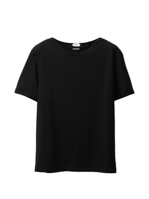VERSACE embroidered cotton-jersey T-shirt