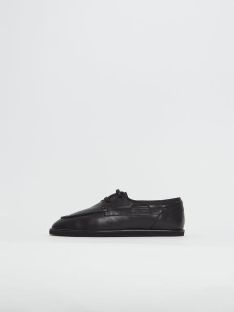 AURALEE Soft Leather Deck Shoes