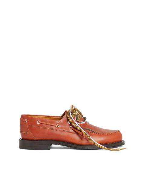 DSQUARED2 x Magliano leather boat shoes