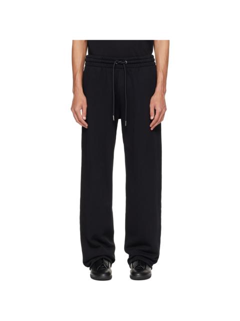 Off-White Black Rubbed Paint Arrows Sweatpants