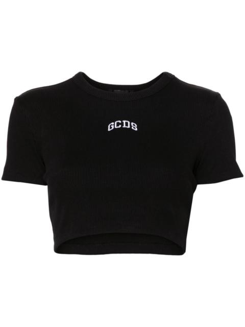 GCDS logo cropped T-shirt