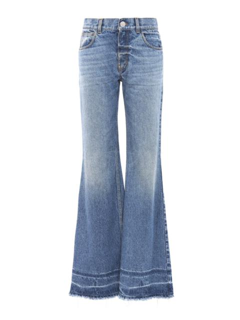 デニム・ジーパン CHLO FLARE JEANS IN DENIM Chloé High Rise Flare Jeans In Denim in Classic navy | Chloé US