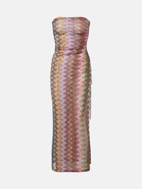 Missoni Zigzag lamé minidress