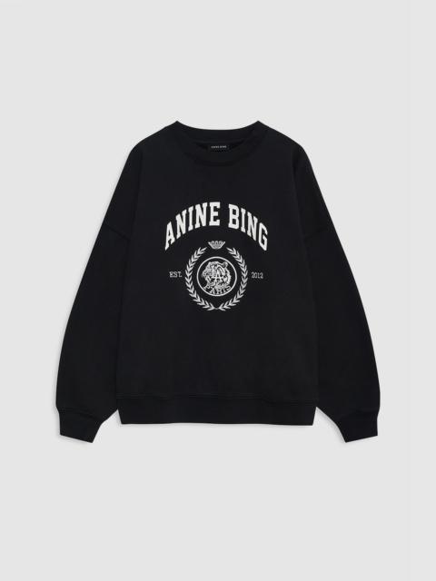 ANINE BING Miles Sweatshirt Collegiate - Vintage Black