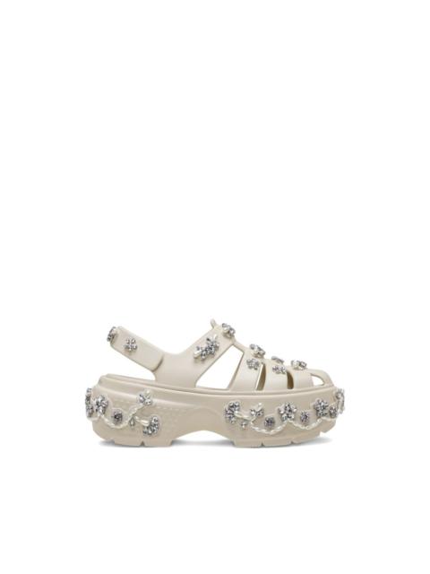 crocs x Simone Rocha embellished platform sandals