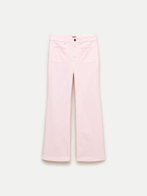 J.CREW Charley kickout cropped pant in chino