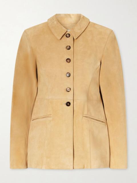 RÙADH The Barclay suede jacket Tan