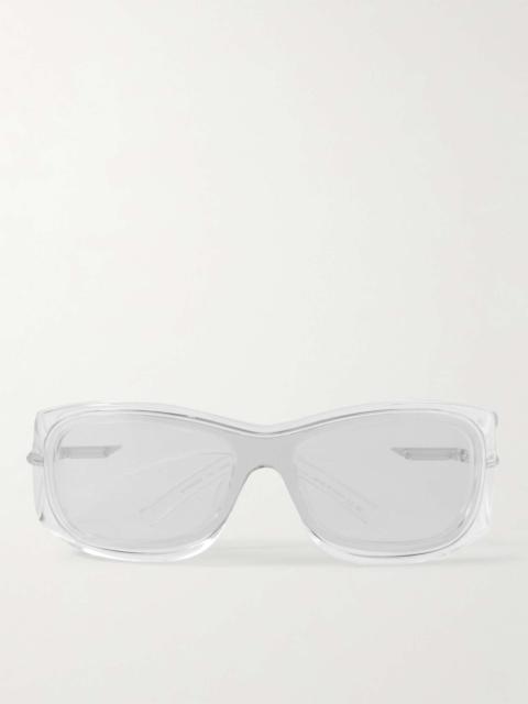 G180 Injected Wrap-Around Acetate Sunglasses