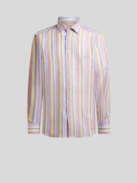 Etro MULTICOLOURED STRIPED LINEN SHIRT