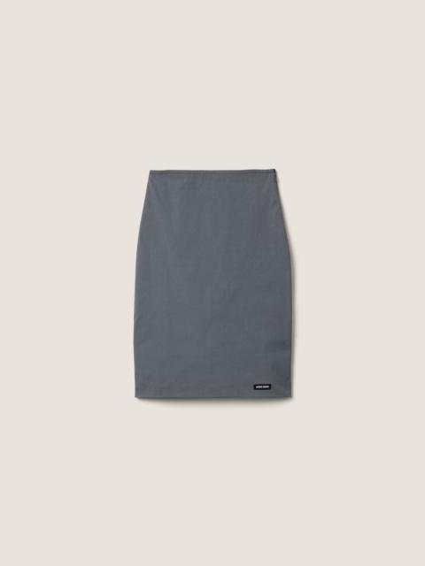 Miu Miu Stretch poplin skirt