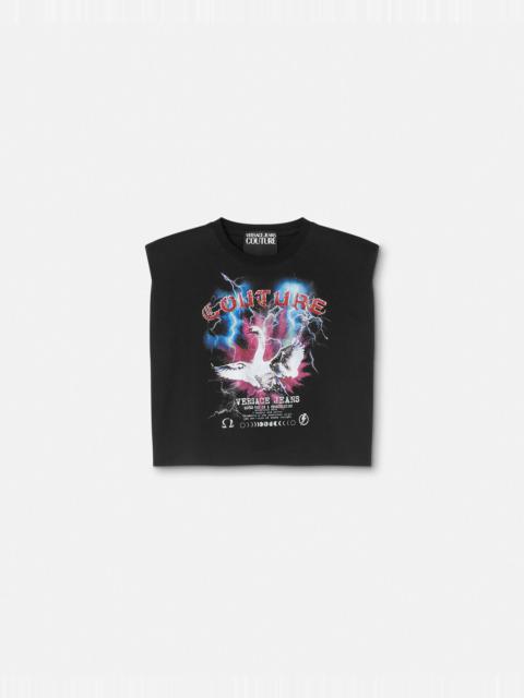 Swan Lake Logo Crop T-Shirt