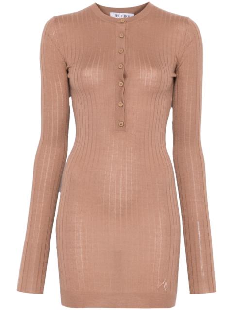 THE ATTICO Chunky-ribbed Mini Dress