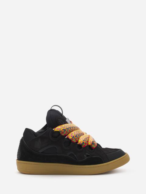 Lanvin LEATHER CURB SNEAKERS
