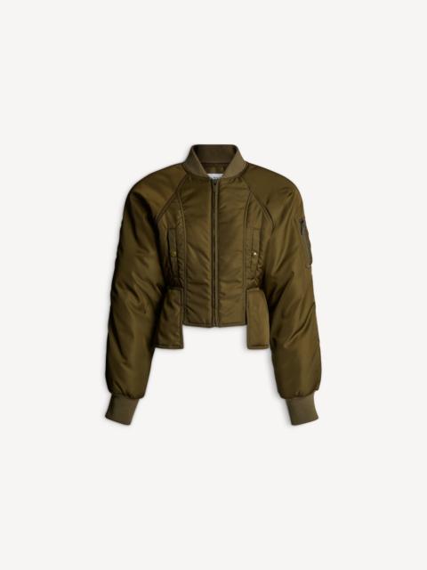 Balmain Nylon signature bomber jacket