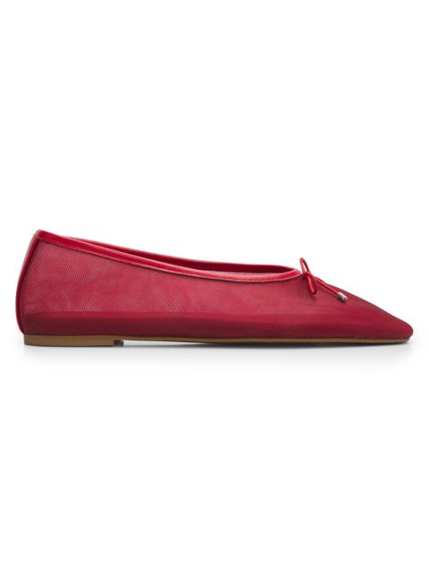 rag & bone Women's Poppi Mesh Ballet Flats - Lava Mesh