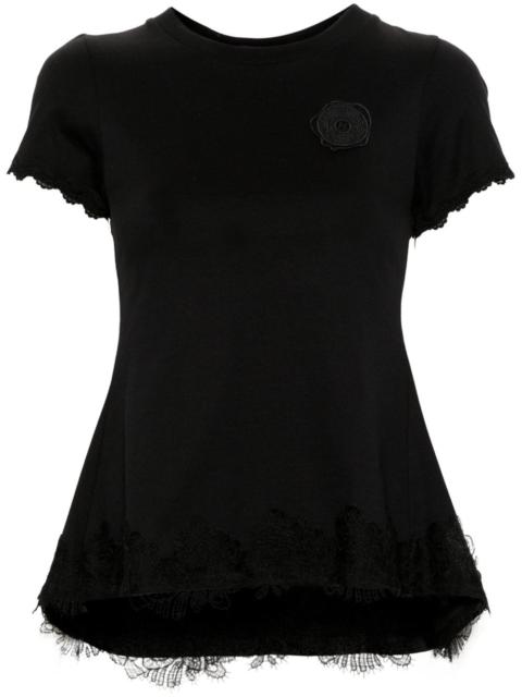 VIKTOR & ROLF Godet lace-trim T-shirt