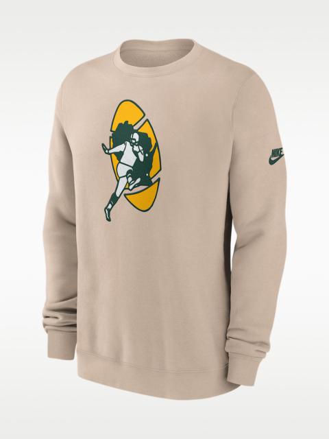 Nike Green Bay Packers Rewind Club Men's Nike NFL Pullover Crew