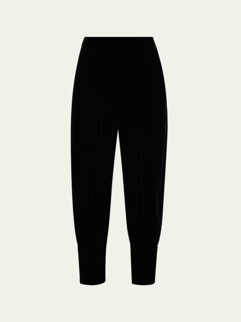 GIORGIO ARMANI Virgin Wool Barrel-Leg Trousers