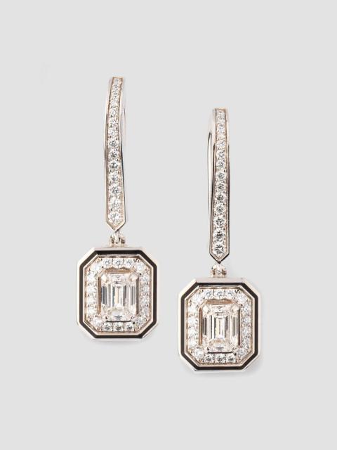 Boucheron Women's Vendome Lisere 18K White Gold & 1.00 TCW Diamond Earrings - White Gold