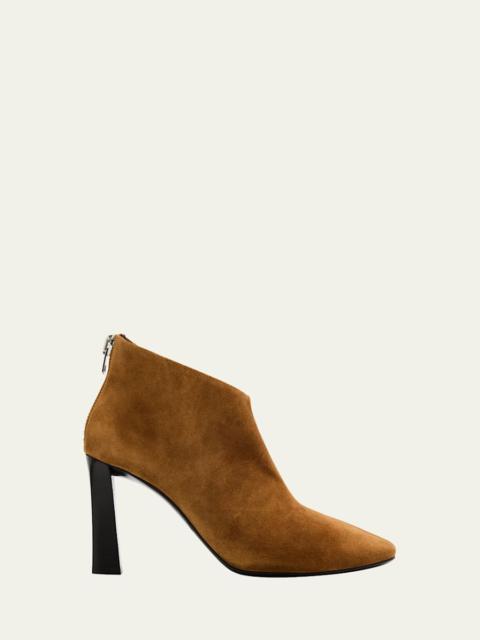 Giuseppe Zanotti Sensorial Suede Leather Ankle Booties