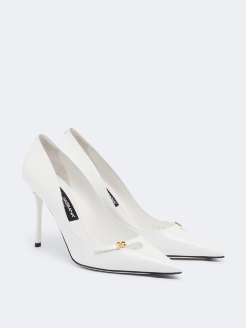 Dolce & Gabbana DG patent leather pumps