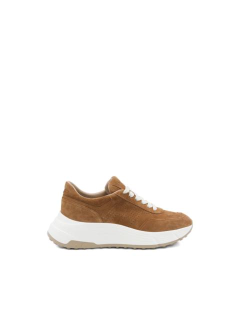 HOGAN H669 suede platform sneakers