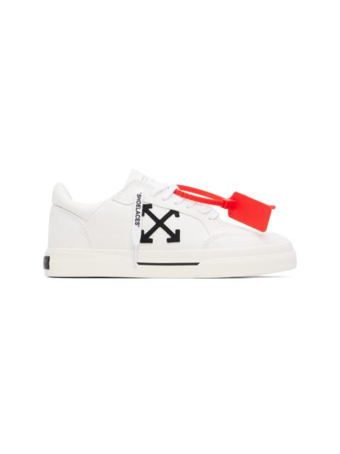 Off-White White Vulcanized Low Canvas Sneakers