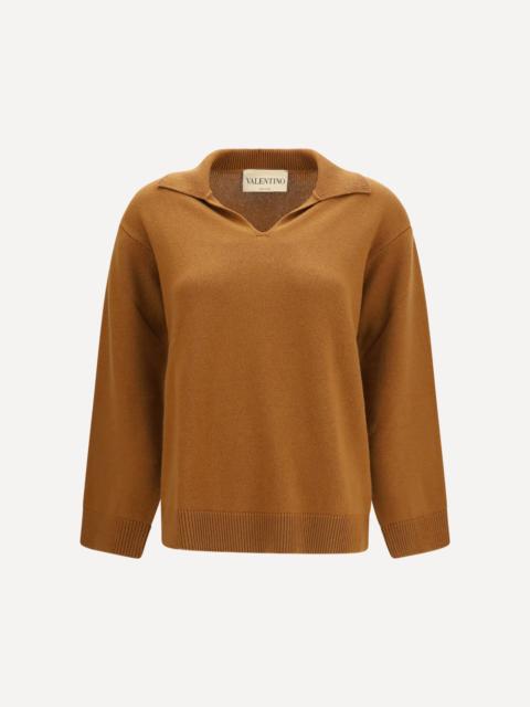 Valentino Cashmere V-neck Sweater