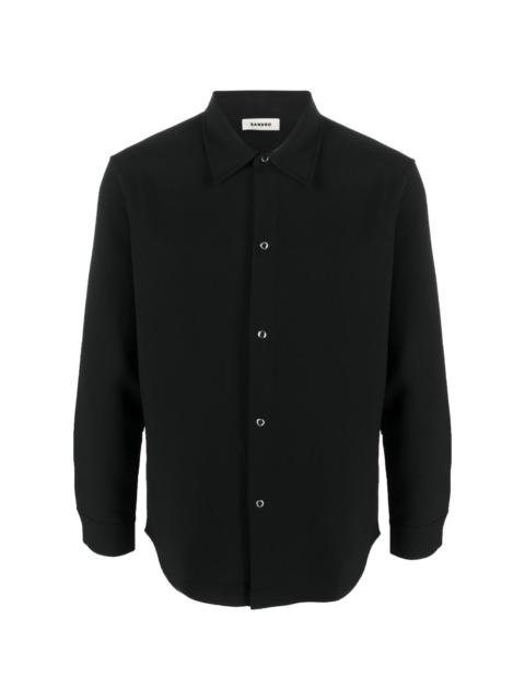 Sandro classic-collar button-up shirt