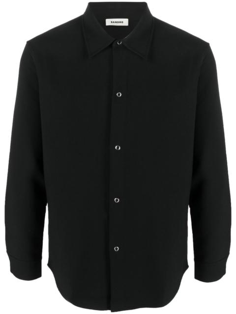 Sandro classic-collar button-up shirt