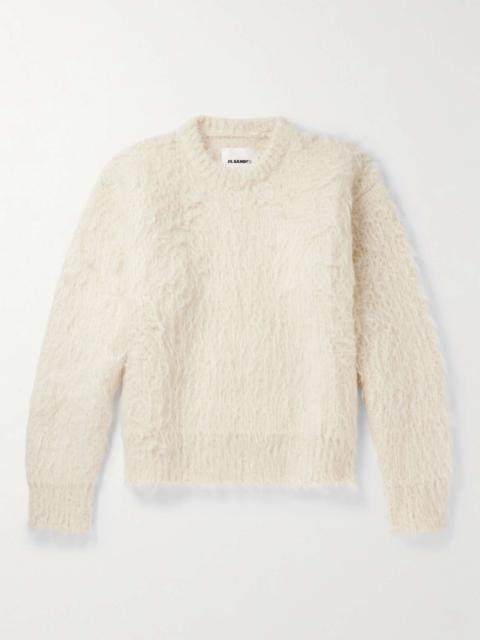 Brushed Mohair-Blend Sweater