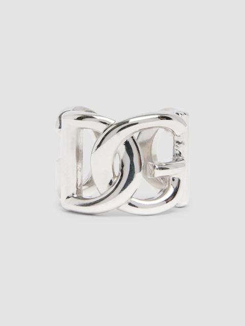 Dolce & Gabbana Women's Goldtone Monogram Ring - Silver
