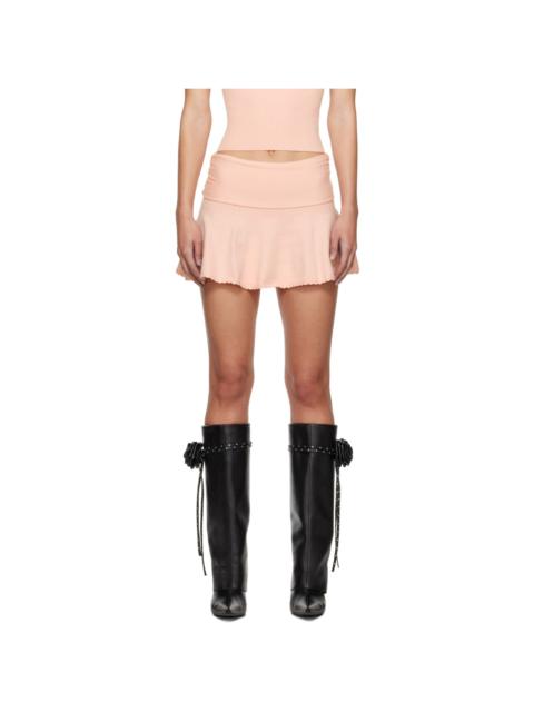 GUIZIO Pink Heart Miniskirt