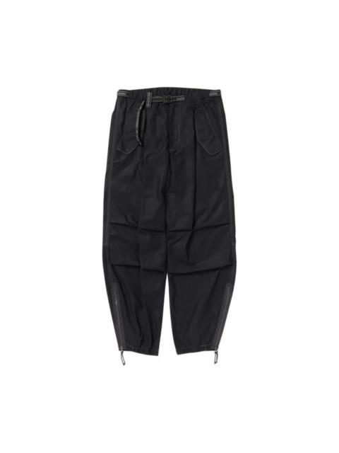 and Wander CONTRAST-STITCH BELTED TROUSERS