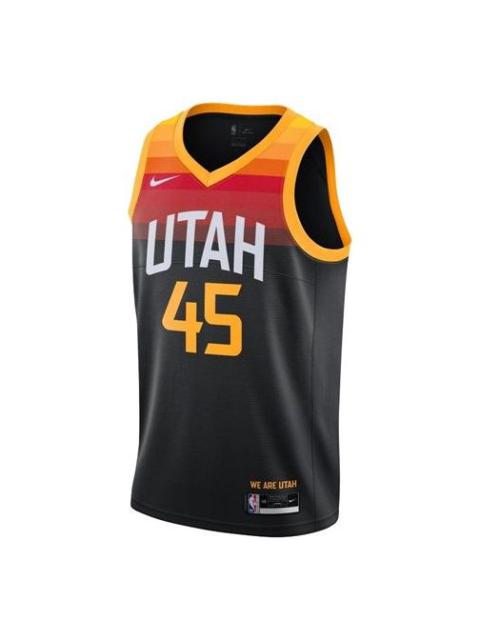 Nike Nike NBA Dri-FIT SW 20-21 Utah Jazz 45 Mitchell City Edition Nike NBA Swingman Jersey Black CN1800-0