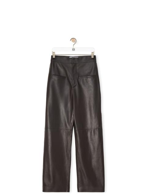 Trousers in nappa lambskin