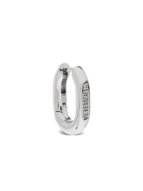 VETEMENTS logo-engraved earring