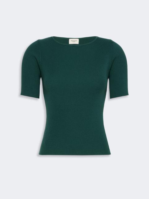 WEEKEND Max Mara GOLA Slim-fit stretch viscose sweater - GREEN