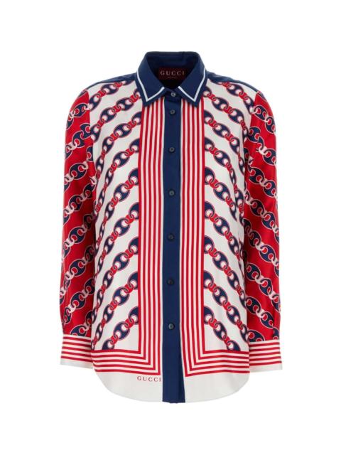 Printed Silk Shirt
