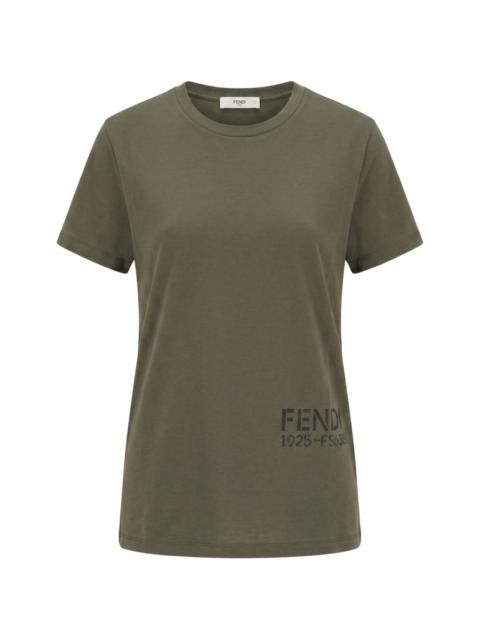 FENDI logo-print crew-neck T-shirt